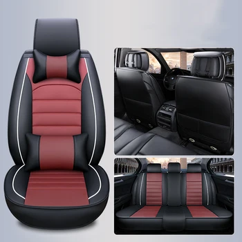 

WLMWL Universal Leather Car seat cover for Citroen all models C4-Aircross C4-PICASSO C6 C5 C4 C2 C-Elysee C-Triomphe