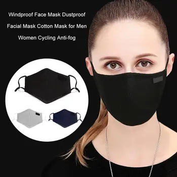 

Cotton Mask Anti Dust Face Mask Dustproof Reusable Facial Mask Anti-fog Windproof Anti Pollution Face Mouth Mask Breathable