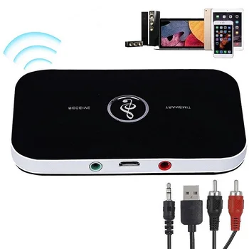 

FGCLSY B6 Bluetooth 5.0 Audio Receiver Wireless Adapter Transmitter 2 In 1 AUX RCA USB 3.5mm Jack Stereo Dongle For TV PC