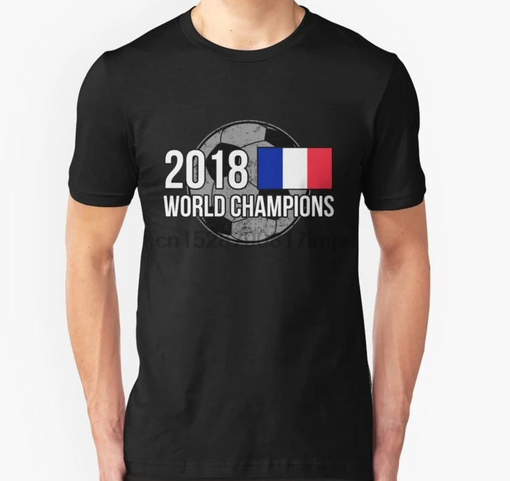 Мужская футболка франция 2018 чемпионы мира wo тройники топ|Футболки| |