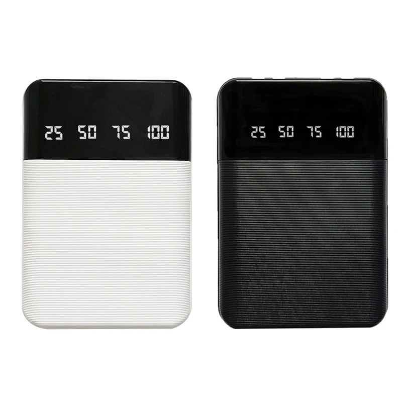 Display Lcd 4X1865 0/18700/20700/21700 Custodia Batteria Power Bank Shell Scatola Esterna Portatile Senza Batteria Powerbank X6Ha