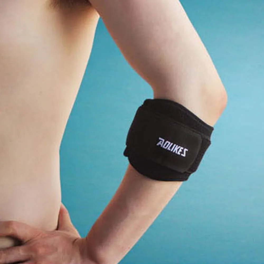 

Black Adjustable Tennis Fitness Elbow Support Strap Pad Sport Golf Paink
