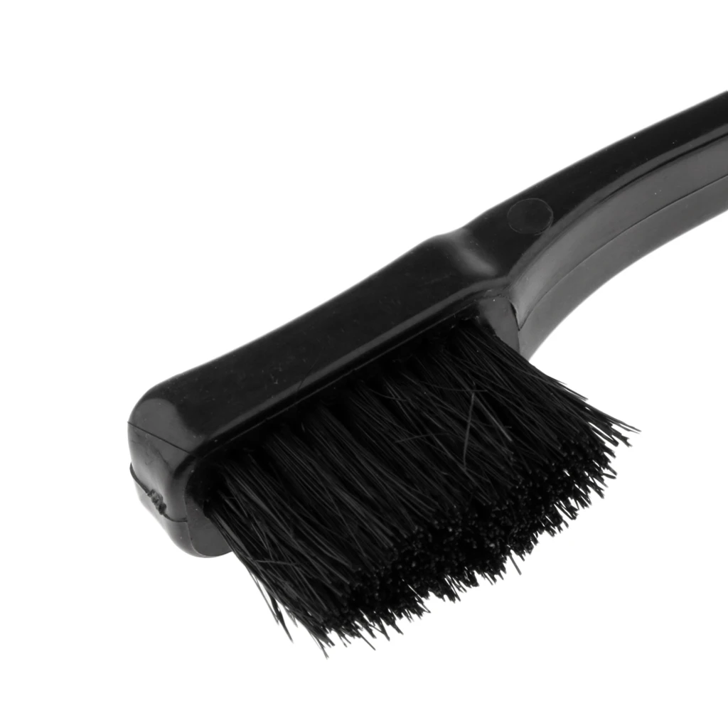2pc Dual Sided Edge Brush Comb Smooth Gentle Control Natural Look Black Blue