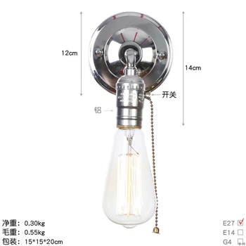 

Nordic LED With switch Wall Lamp bathroom fixtures Bedroom anywhere light wall light industrial decor indoor lighting Luminaires