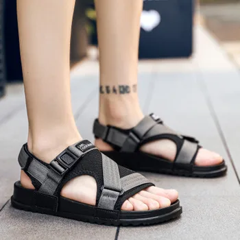 

Casual Men Sandals Summer Shoes Sandal Mens Sandles Outdoor Breathable Comfort Slip on Plus Size Open Shoes Sandalias сандалии