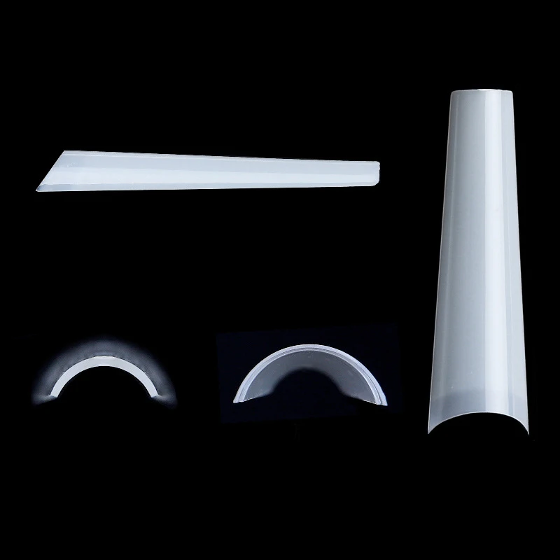 500 Pcs Extra Long C-Curve False Nail Tips DIY Nails Salon Tip Acrylic Transparent Natural Guide Capsule Coffin Artificial Nails 500 Pcs Extra Long C-Curve False Nail Tips DIY Nails Salon Tip Acrylic Transparent Natural Guide Capsule Coffin Artificial Nails