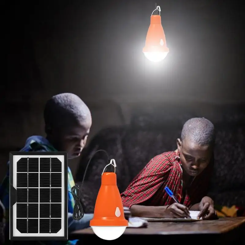 

Outdoor ABS Shell Solar LED Bulb Excellent Stainless Steel Silica Gel ABS PC Lawn Lamp Remote Control Garden Tent Floodlight