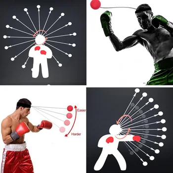 

Boxing Reflex Speed Boxing Ball MMA Sanda Reaction Strength Training Ball Boxing Muay Thai Exercise Hot