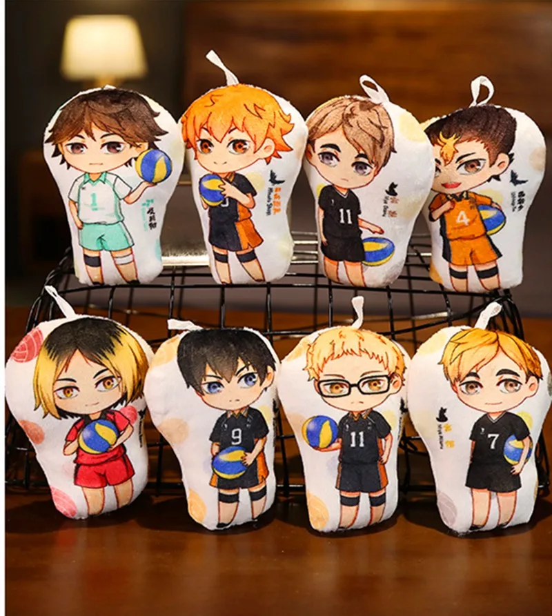 10 см Haikyuu Hinata Shoyo Tobio Oikawa Tooru плюшевый брелок с рисунком в виде аниме украшение