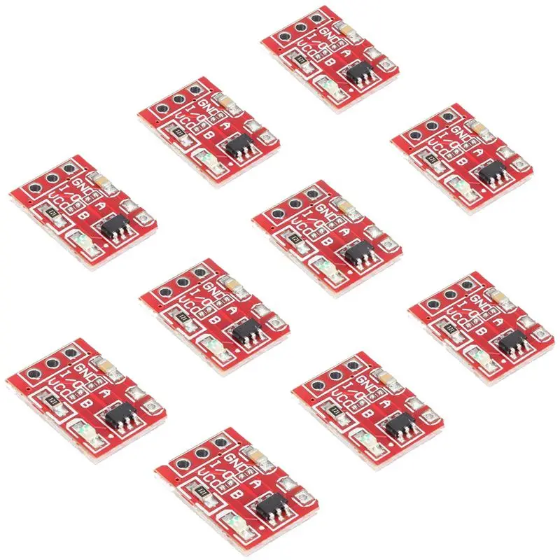 

10 Pcs TTP223 Capacitive Touch Switch Button Self-Lock Module For Arduino l8
