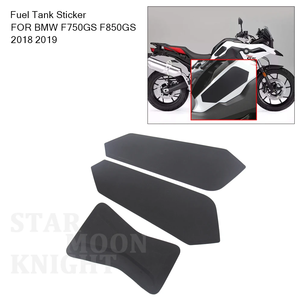 Tankpad Sticker Protection de Reservoir Moto Autocollant en Gel compatible pour BM.W BM.W F 800 GS ADV Adventure F800 Orange
