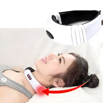 

Neck Massage Electric 3D Smart Vertebra Shock Pulse Physiotherapy Cervical Relaxation Health Care Muscle Massager