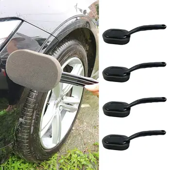 

NEW Auto & Car Tire Wheel Waxing Polishing Sponge Washing Cleaning Brush Long Handle Brush Wax Polishing Washer Wipe Paint Care