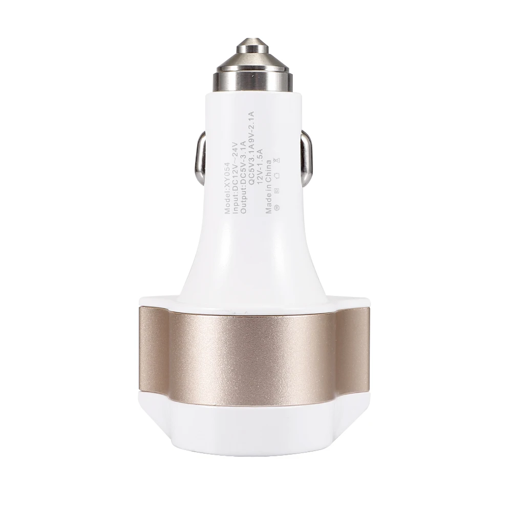 Многофункциональный 4in1автомобильный прикуриватель 12 В 3A Dual USB QC3.0 Быстрая автомобильная USB зарядка розетка аксессуары