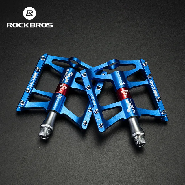 Велосипедная педаль ROCKBROS 4 герметичных подшипника нескользящая Ультралегкая с