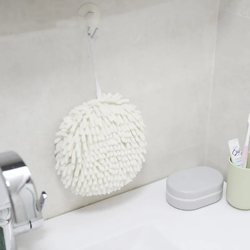Kitchen Rags Strong Decontamination Dish Hot Sale White Chenille Scouring Pad Efficient Scouring Pad Dish Cloth Cleaning Wipers