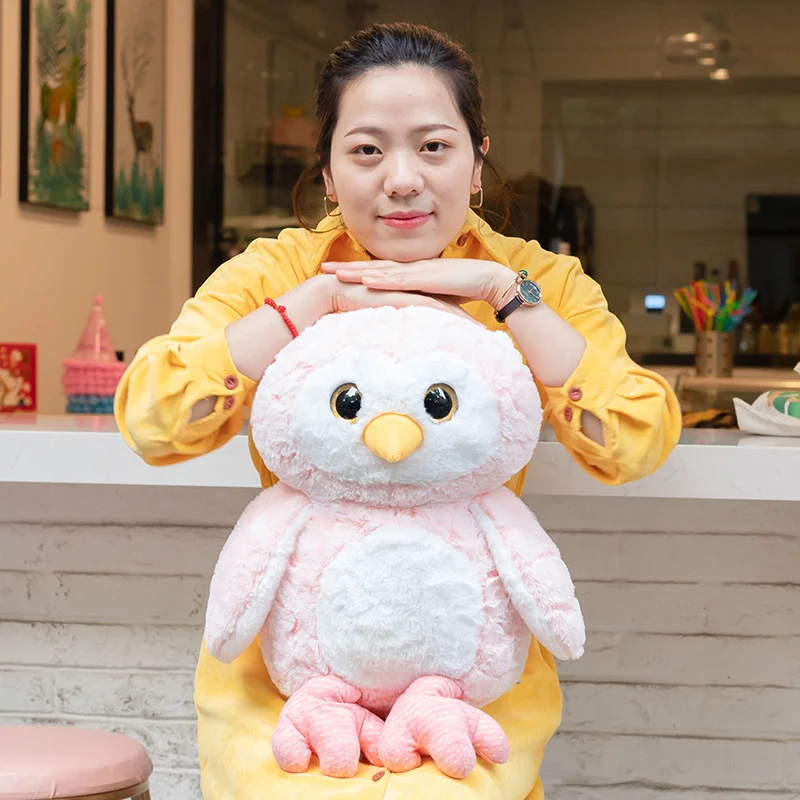 1 шт., 35-60 см, креативная Kawaii Сова плюшевая, игрушка, набивная хлопковая кукла с животными для детей, милая мягкая подушка подарок