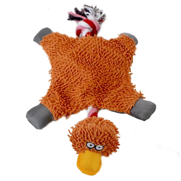 orange dog toy