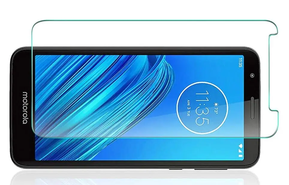 Жесткий чехол для Motorola Moto E6 Plus и Moto E6 Play+ мягкий гелевый гибридный защитный силиконовый чехол-подставка из закаленного стекла для телефона