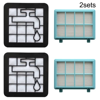 

2 Set Filter Washable Filter For Philips FC8010/01, FC9331/09, FC9332/09, PowerPro Compact Vacuum Cleaner Parts Accessories