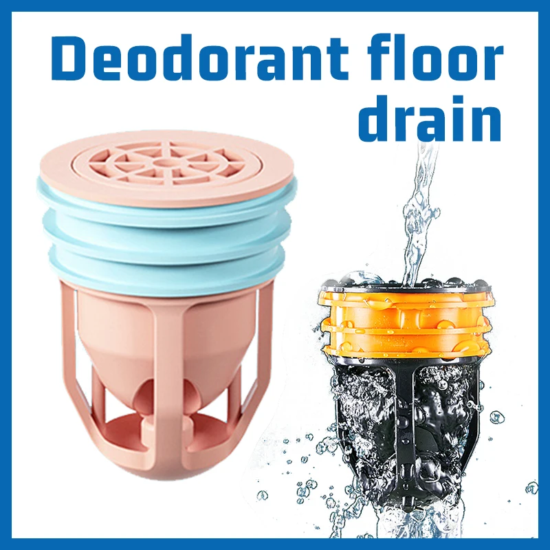 Deodorant Floor Drain Core Toilet Sewer Filter Anti Blocking Stopper