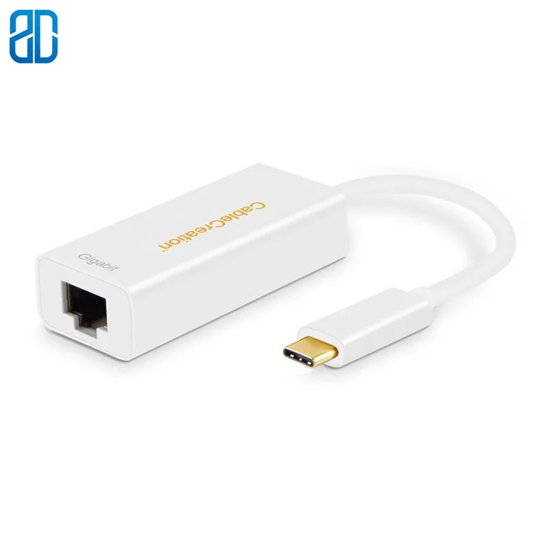 Переходник с USB C на Ethernet сетевой адаптер Type Gigabit RJ45 LAN совместим MacBook Pro iPad Pro/MacBook Air
