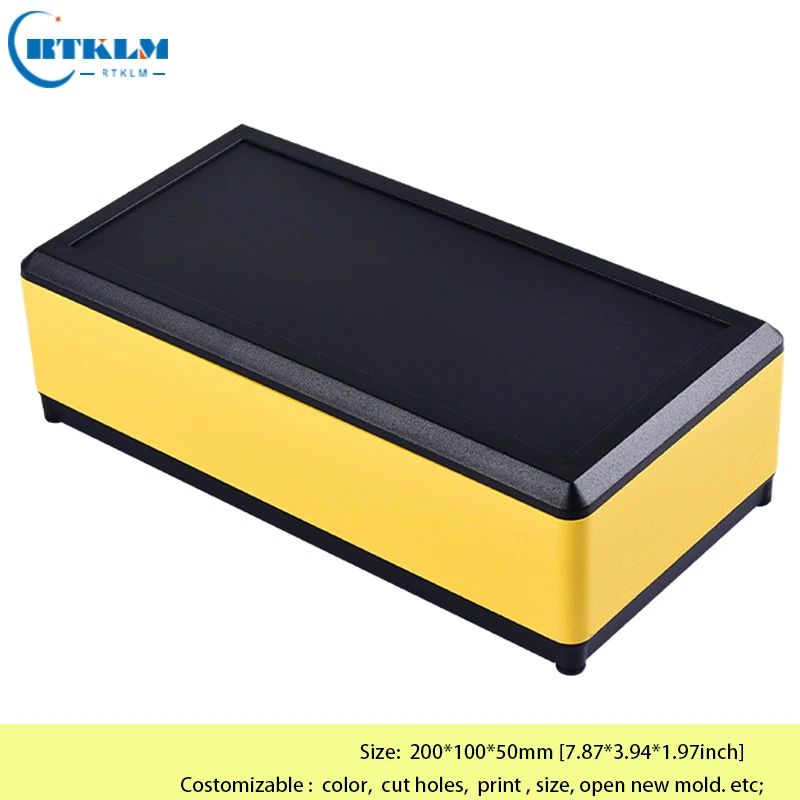 Aluminium enclosure junction box DIY box for electronic project aluminum amplifier enclosure instrument enclosure 200*100*50mm