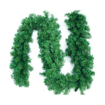 

Christmas Tree Decorations PVC Simulation Christmas Rattan Portable Christmas Wreath Decoration Festive Party Supplies 2.7m NC
