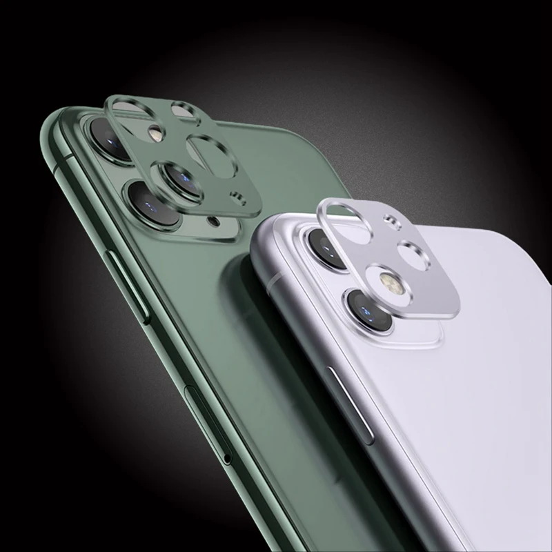 Защитное стекло для камеры iPhone 11 Pro Max металлическое кольцо защиты экрана |