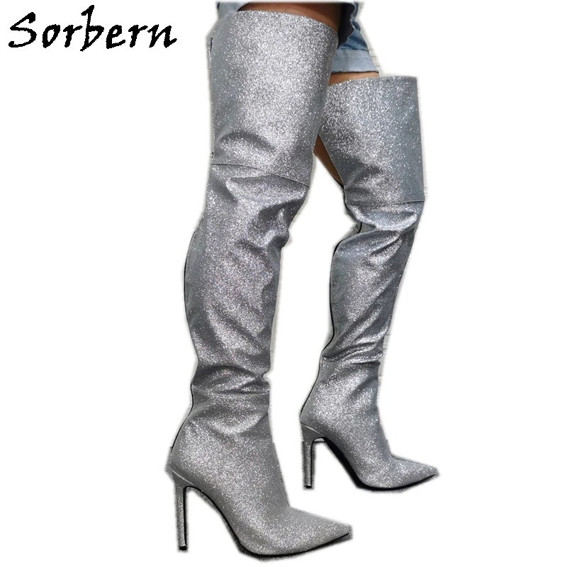 sparkly boots wide fit