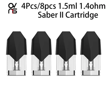 

Original 4Pcs/8Pcs Ovns Saber 2 Cartridge 1.5ml 1.4ohm Electronic Cigarette Atomizer For Ovns Saber 2 Pod Vaporizer