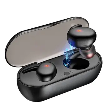 

Wireless Headset spor Bluetooth 5.0 Waterproof Headphones Binaural Call Wireless Headset With Charging Compartment
