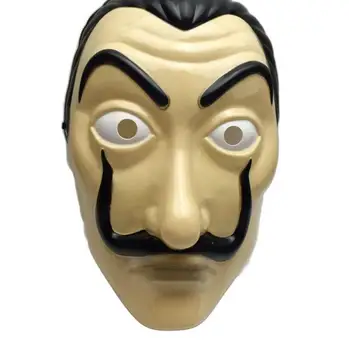 

20Pcs/lot Money Heist The House of Paper La Casa De Papel Dali Mask for Men Women Carnival Salvador Dali Face Masks