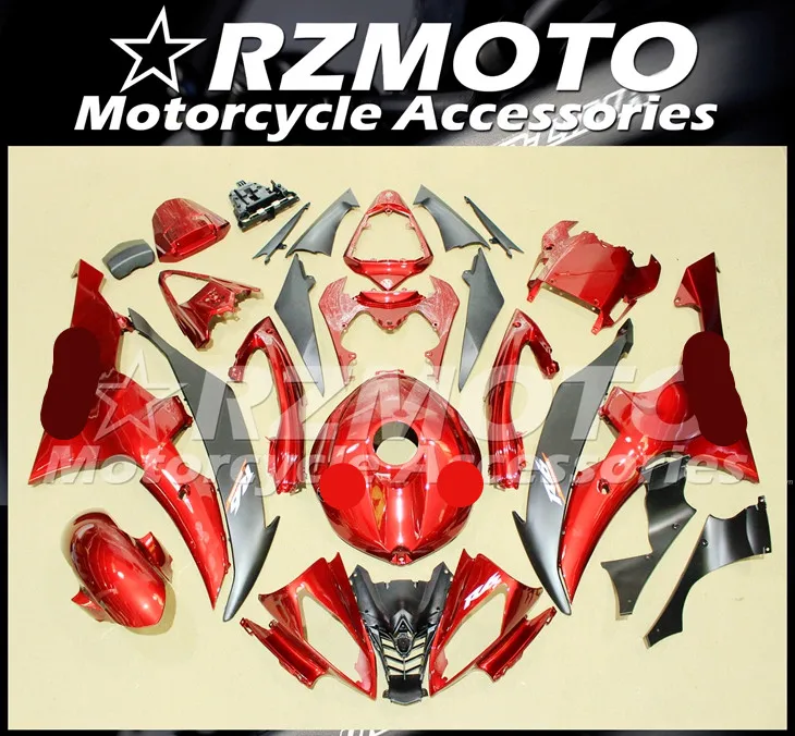 ABS мотоцикл обтекатель комплект для YAMAHA YZF R6 2008- год кузов литьевая форма Магазин № 1774