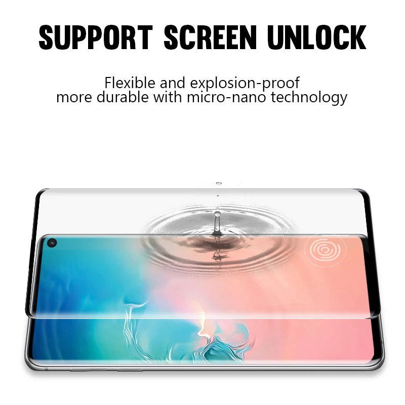 Note 10 Pro стекло для samsung Galaxy S10E S10 Note10 Plus 10D Закаленное стекло пленка на samsung S10Plus изогнутая Защитная пленка для экрана