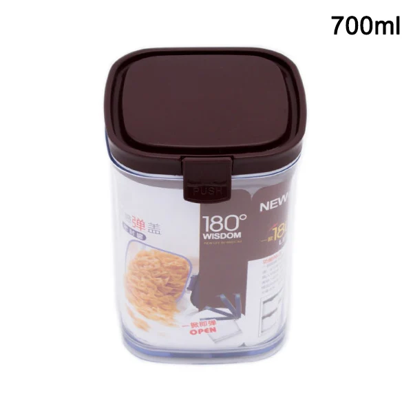 700ml Горячие запечатанные банки мульти-контейнер для хранения зерна чай молоко порошок закуски контейнеры для приправ кухонные принадлежности XJS789 - Цвет: 700ml