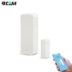 Bcom WIfi Door Window Sensor App Notification Alerts Security Wireless Connection Smart Sensor for Home Safety Alarm System