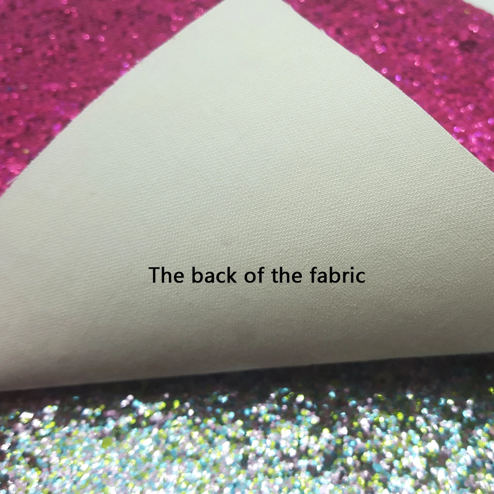 Faux Leather Sheets Chunky Glitter Fabric Shiny Gold A4 Synthetic Faux Hairbow Fabric DIY Accessories Synthetic Leather 22*30cm leather fabric