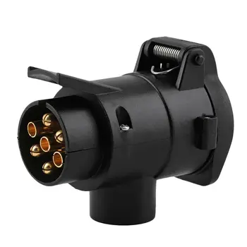 

1pc Trailer Adapter Durable Professional Lightweight Euro Vehicle Trailer Adapter 7 Pin to 13 Pin for RV Vehicle Housecar