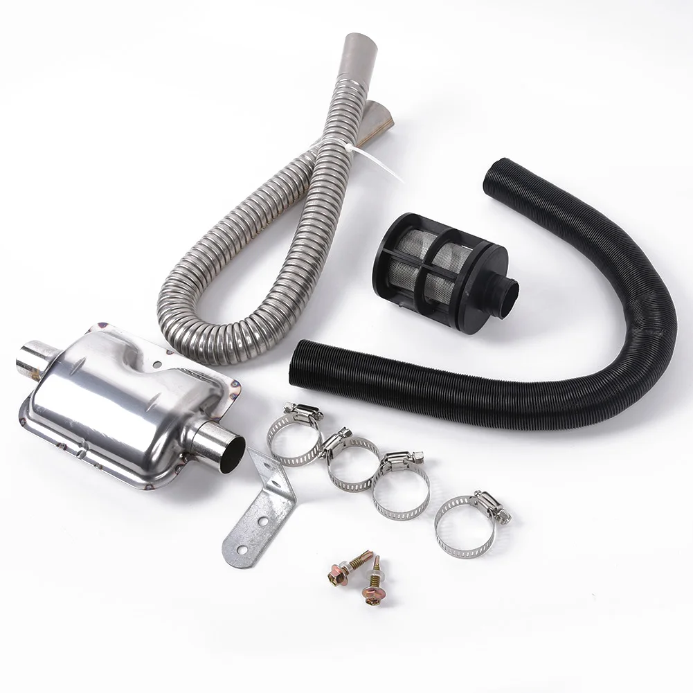 

Filter Exhaust Muffler kit Pipe With screws 24mm 25mm Equipment Durable