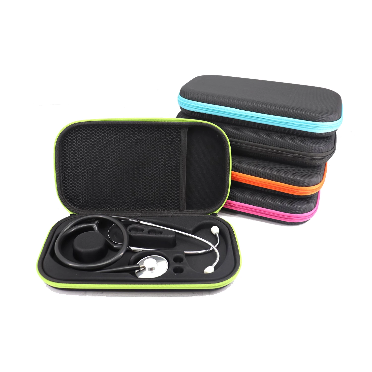 Medical Stethoscope Portable Stethoscope And Case Storage Box EVA Hard shell Carrying Travel Protective Bag Organizer