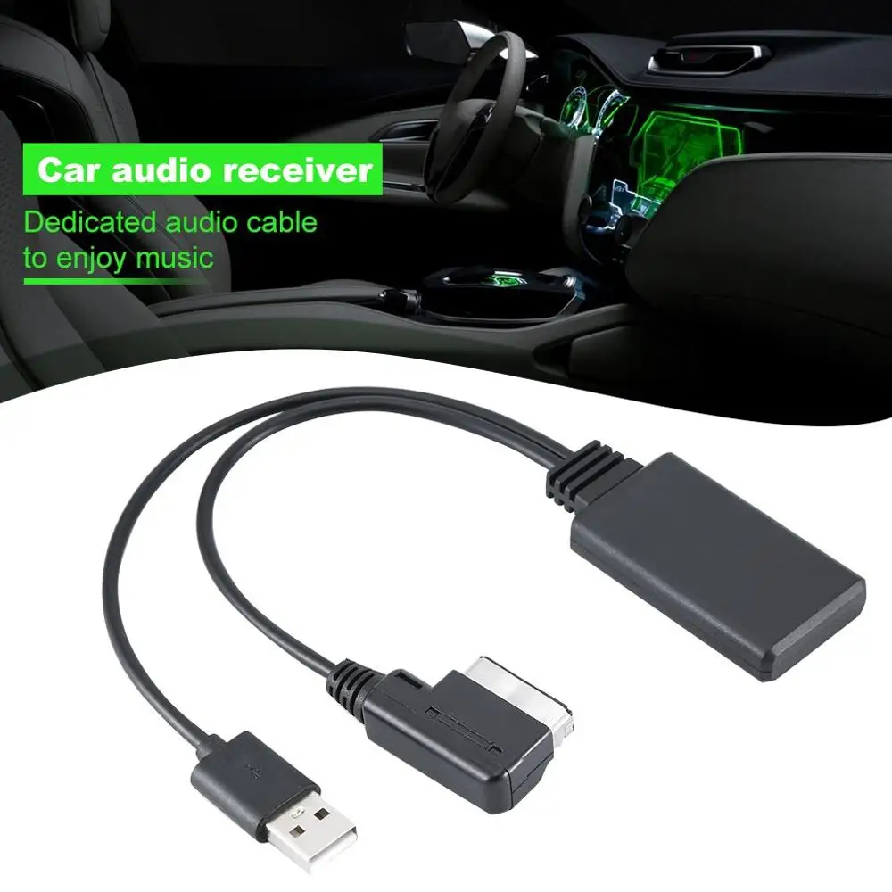Для AUDI A5 8T A6 4F A8 4E Q7 7L мини Беспроводной Bluetooth USB кабель с адаптером AUX музыка аудио приемник Адаптер Для AMI MMI 2G