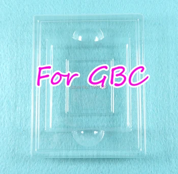 

30pcs for GBC Plastic Game Card Cartridge Clear Cases Boxes Insert Inner Tray Inlay for Gameboy Color GBC game JP EU version