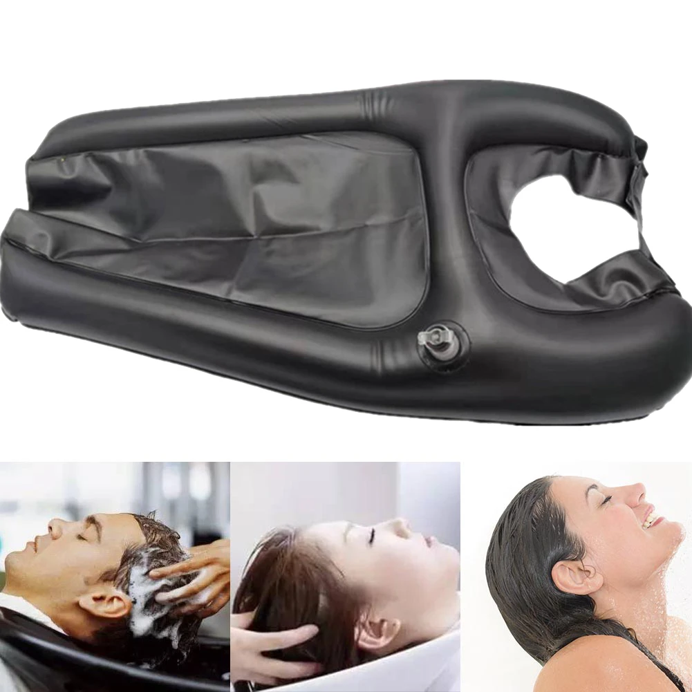 Pvc Inflatable Shampoo Basin Salon Head Tray Home Hair Washing Sink Cushion  Neck Rest Spa Pillow Hairdressing Barber Accessories - Inflatable &  Portable Bathtubs - AliExpress