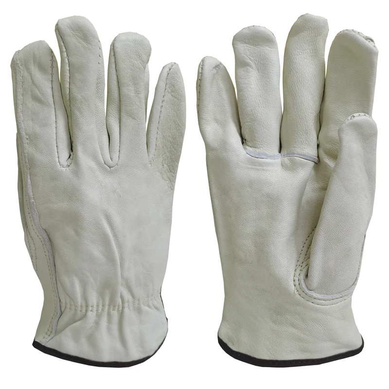 Men Household Machine Repair Garden Tools Hand Protective Pruning Safety Working Sheep Skin Leather Truck Driver Driving Gloves | Дом и сад