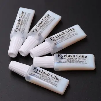 

New 2ML Natural Rubber Latex Eyelash Glue Waterproof White Eye Lash Glue False Eyelash Accessories Eyelash Lash Extension Glue