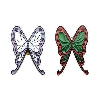 

Japan Anime Demon Slayer Brooch Butterfly Cosplay Badge Pig Wild Boar Cartoon Cute Fancy Breastpin Gift