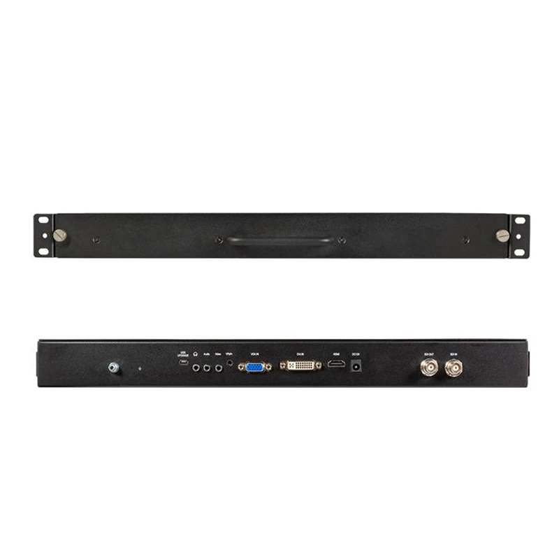 Portable Monitor 17.3 Inch 1RU Pull Out Rack Mount Monitor Full HD 1920x1080 SC173-HSD-56 for Broadcast Director