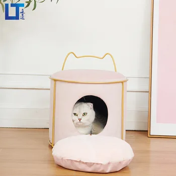 

New cat's nest stool dog cage cat villa Iron back cat house accessories pet supplies