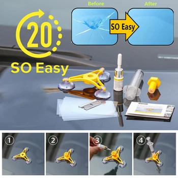 

Car Glass Repair Tools Automotive Windscreen Retractable Accessories Useful